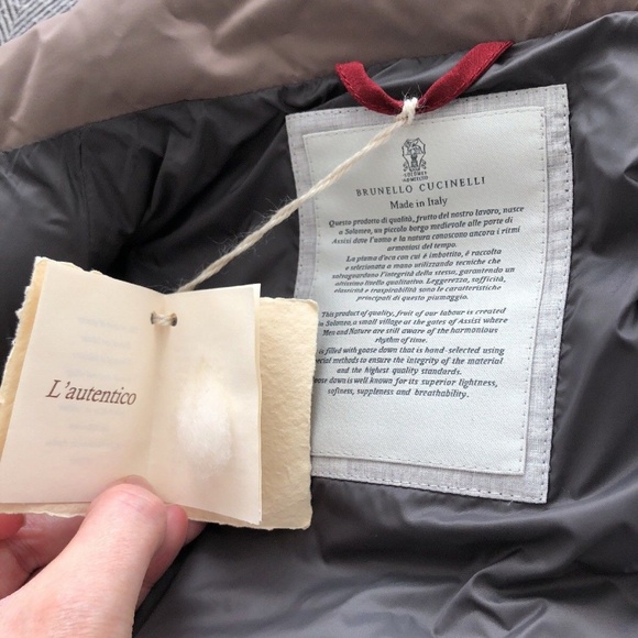 Brunello Cucinelli Goose Down Puffer Vest - Picture 7 of 7